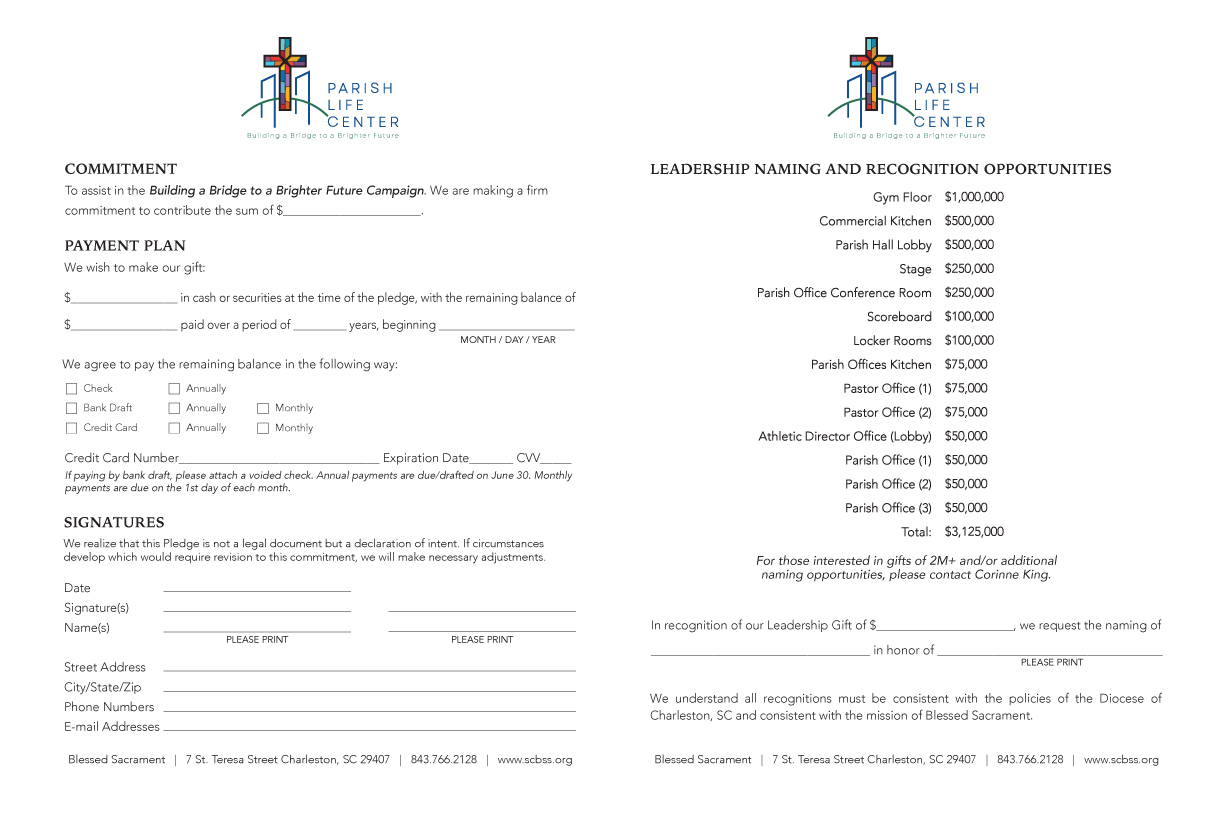Capital Campaign - Blessed Sacrament Catholic School